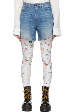 R13 Blue Damon Shorts