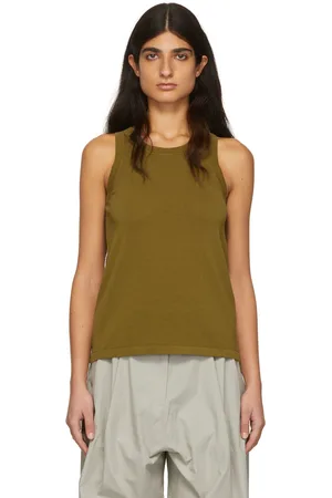 STUDIO NICHOLSON Khaki Circa Tank Top
