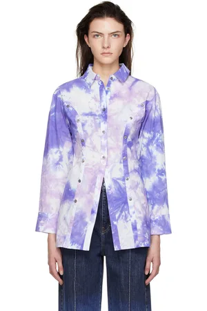 Rokh Purple Cotton Shirt