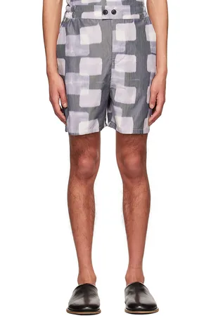 HENRIK VIBSKOV Grey Polyester Shorts