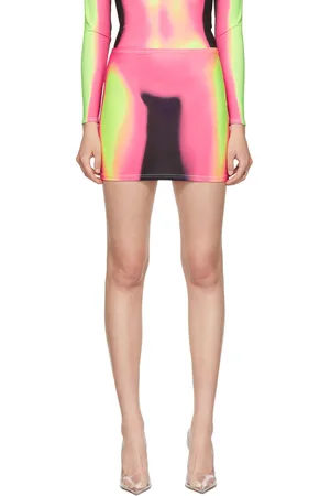 Sinead Gorey Multicolor Polyester Mini Skirt