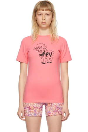 PRISCAVera SSENSE Exclusive Pink Cotton T-Shirt