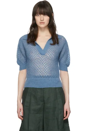 Maiden Name SSENSE Exclusive Blue Marianna Polo