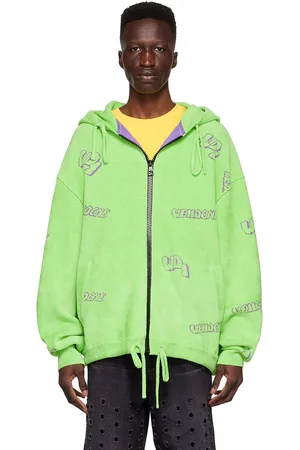 We11 Done Green Viscose Jacket