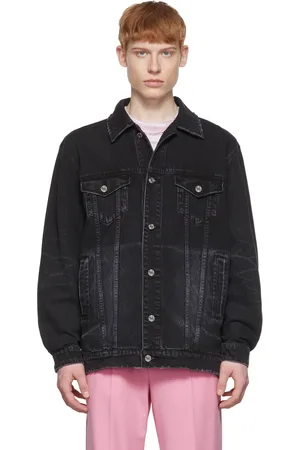 We11 Done Black Denim Jacket