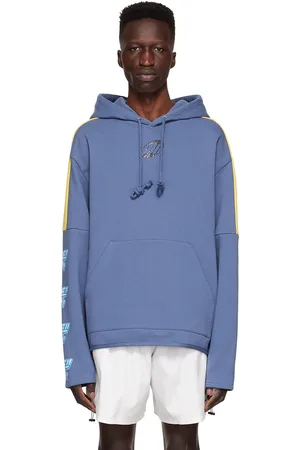 We11 Done Purple Cotton Hoodie