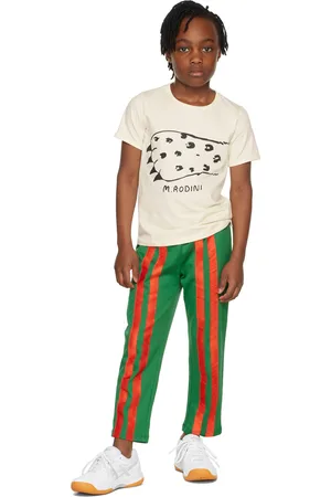 Mini Rodini Kids Stripe Track Lounge Pants