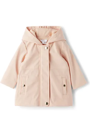 Chloé Baby Pink Hooded Rain Coat