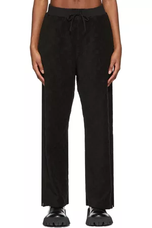 AMBUSH Women Loungewear - Black Cotton Lounge Pants