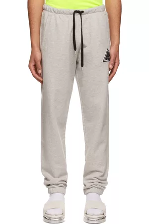Roberto Cavalli Men Loungewear - Grey Cotton Lounge Pants