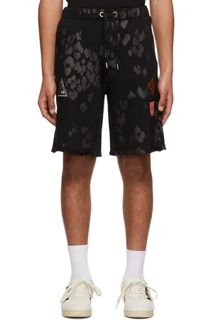 Roberto Cavalli Black Cotton Shorts