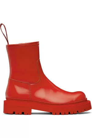 Camper Men Boots - Red Eki Zip Boots