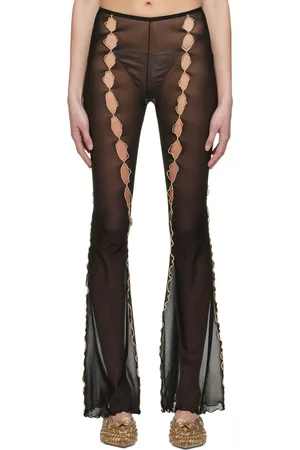 RUI Black Polyester Trousers