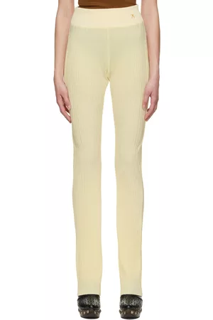 Atlein Women Pants - Yellow Polyester Trousers