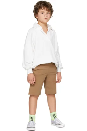 Weekend House Kids Kids Brown Poet Bermuda Shorts