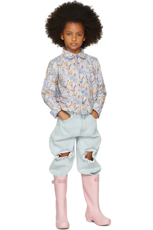 Helmstedt SSENSE Exclusive Kids Blue Talvi Shirt