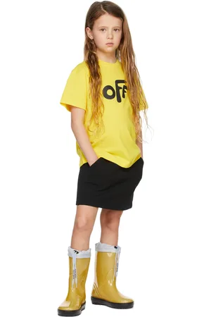 OFF-WHITE Kids Black Industrial Skirt