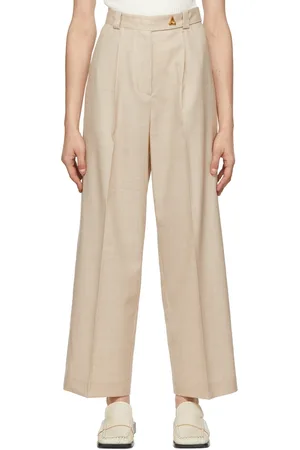 AERON Beige Manuela Trousers