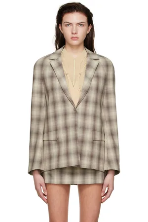 KNWLS Beige Wool Blazer