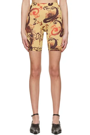 KNWLS Yellow Polyester Shorts