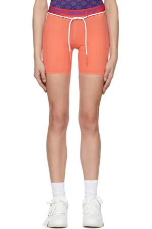 OFF-WHITE Orange Nylon Sport Shorts