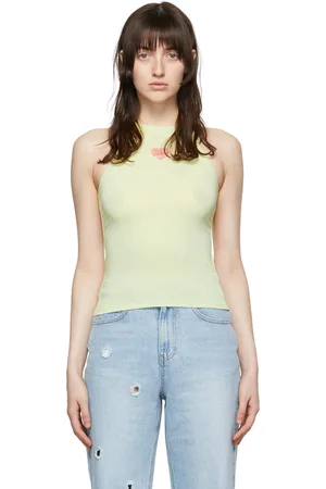 SJYP Green Rayon Tank Top