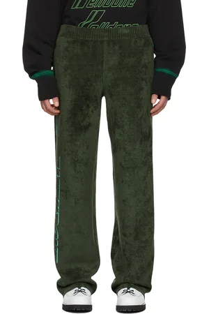 We11 Done Green Viscose Lounge Pants