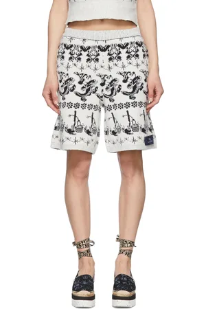 Stella McCartney White Fantasia Fair Isle Shorts