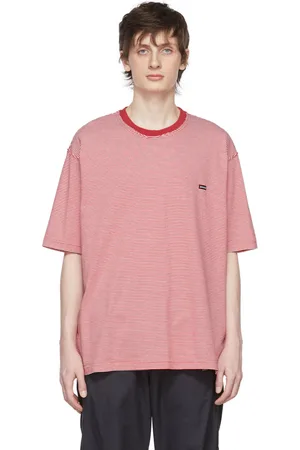 Undercoverism Red & White Cotton T-Shirt