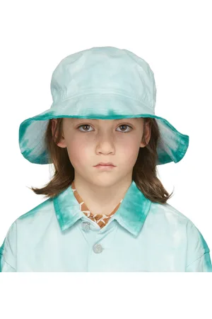 Wildkind Kids Blue & White Tie-Dye Bucket Hat
