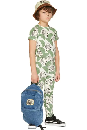 Mini Rodini Kids Off-White & Zebra T-Shirt