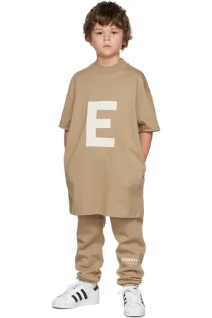 Essentials Kids Tan Big E T-Shirt