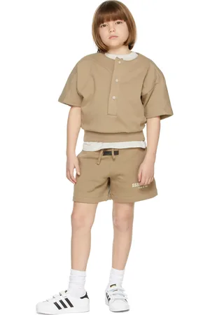 Essentials Kids Tan French Terry Henley