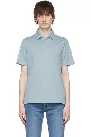 Aspesi Men Polo Shirts - Blue Cotton Polo