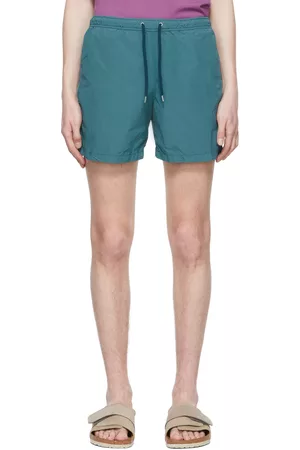 Aspesi Blue Polyester Swim Shorts