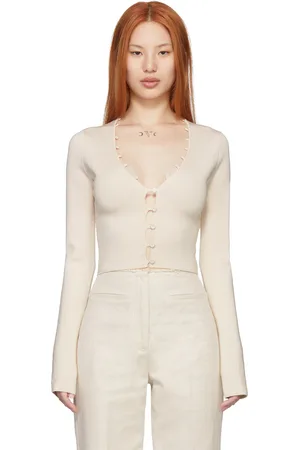 Nanushka Off-White Danique Cardigan