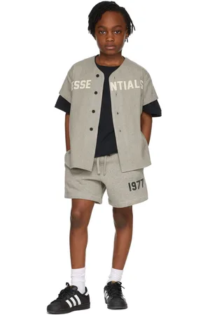 Essentials Kids Grey Baseball T-Shirt