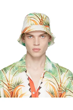 Endless Joy Off-White Date Palm Bucket Hat