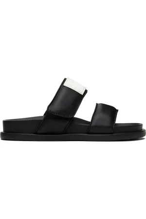 MM6 Maison Margiela Kids Leather Slides