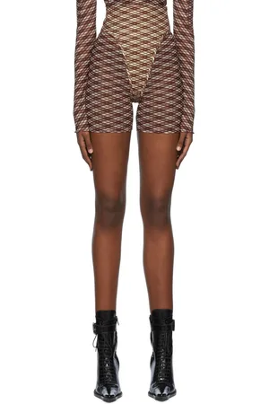 KNWLS Brown Scythe Shorts