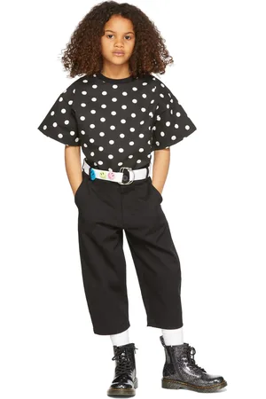 MÊME SSENSE Exclusive Kids Black Dot Block T-Shirt