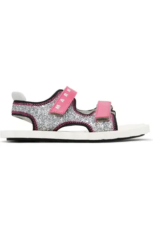 Marni Kids Glitter Trekking Sandals