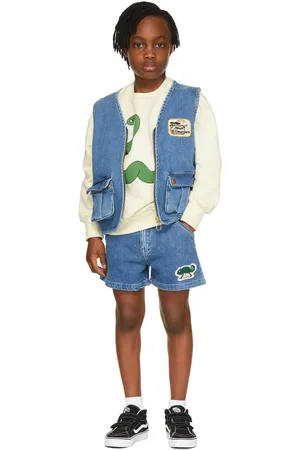 Mini Rodini Kids Denim Chameleon Shorts