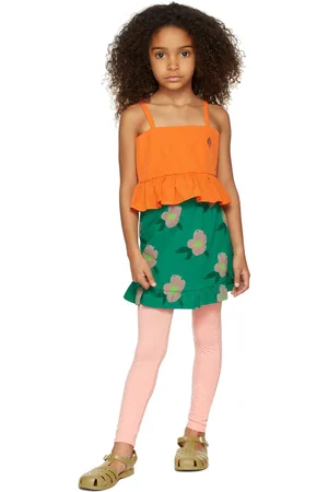 The Animals Observatory Kids Logo Alligator Leggings