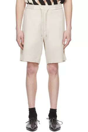 Cornerstone Men Shorts - Off-White Wool Shorts