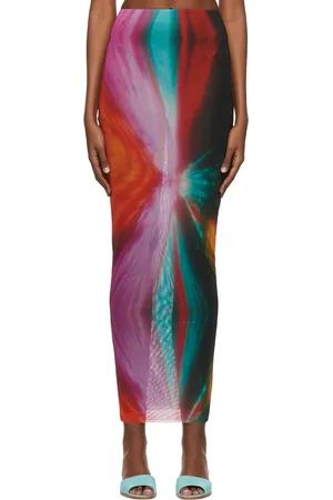 Louisa Ballou Multicolor Polyester Maxi Skirt