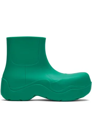 Bottega Veneta Green Puddle Boots