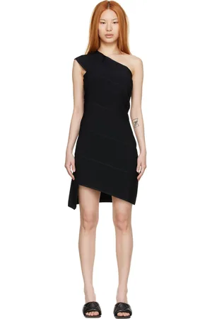 Bottega Veneta Black Viscose Mini Dress
