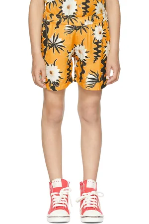 Endless Joy SSENSE Exclusive Kids Orange Epyphylum Shorts