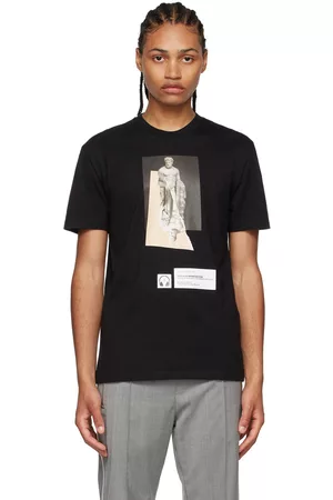 Neil Barrett Men T-shirts - Black Hermitage Edition Hercules T-Shirt